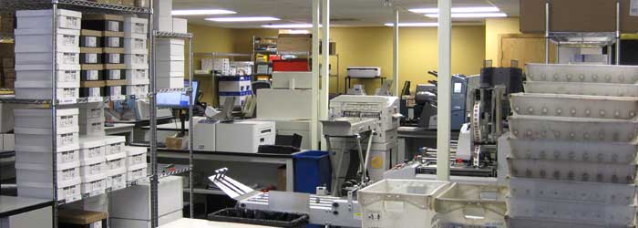 Photo showing our production area