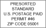 Presorted Standard Imprint